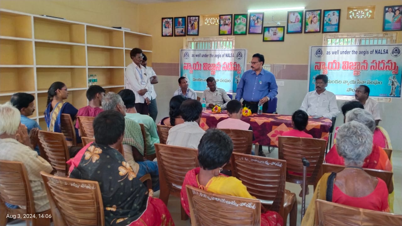 Legal awareness session with Senior Civil Judge