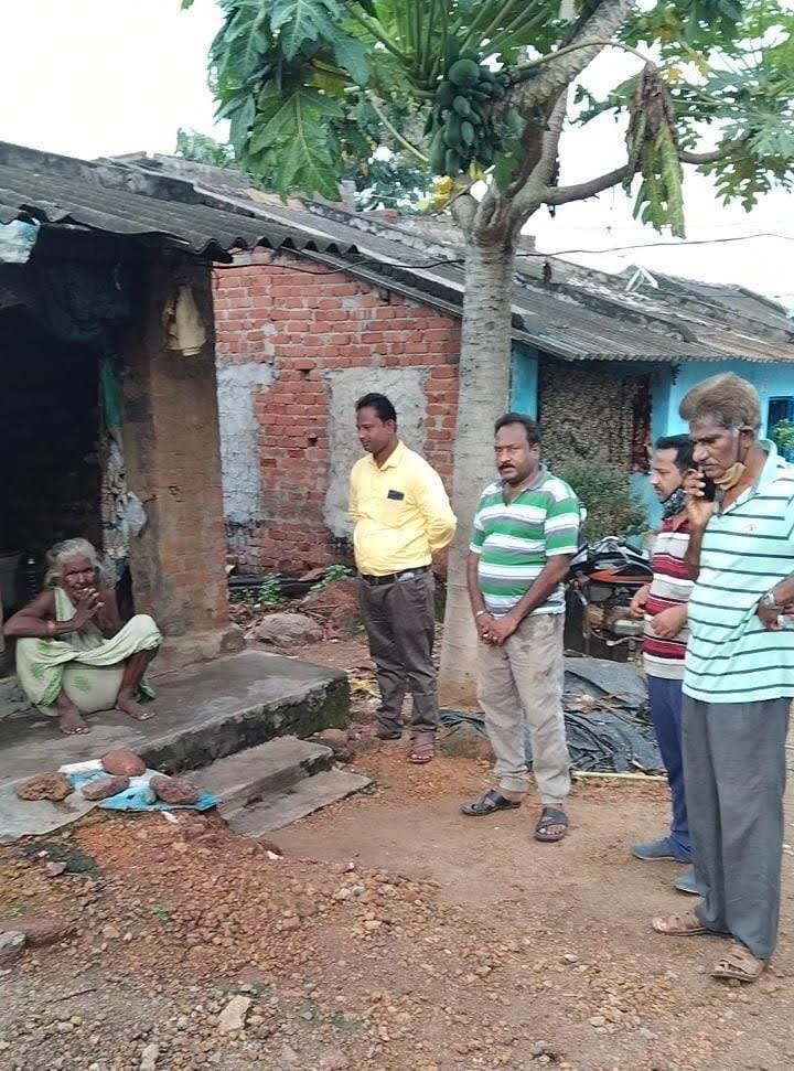Elderly woman given shelter at the foundation